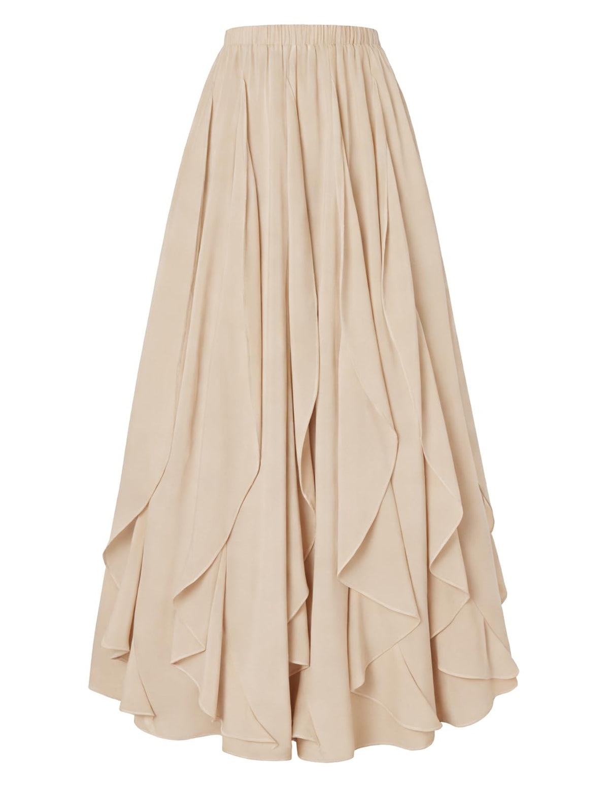 Scarlet Darkness Womens Maxi Skirt Boho Renaissance Long Flowy Skirts