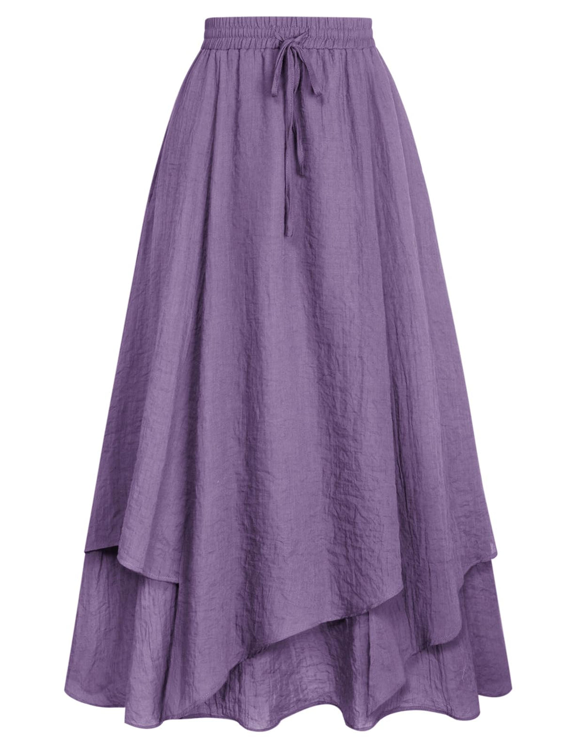 Scarlet Darkness Women Renaissance Long Skirt A Line Layered Maxi Skirts