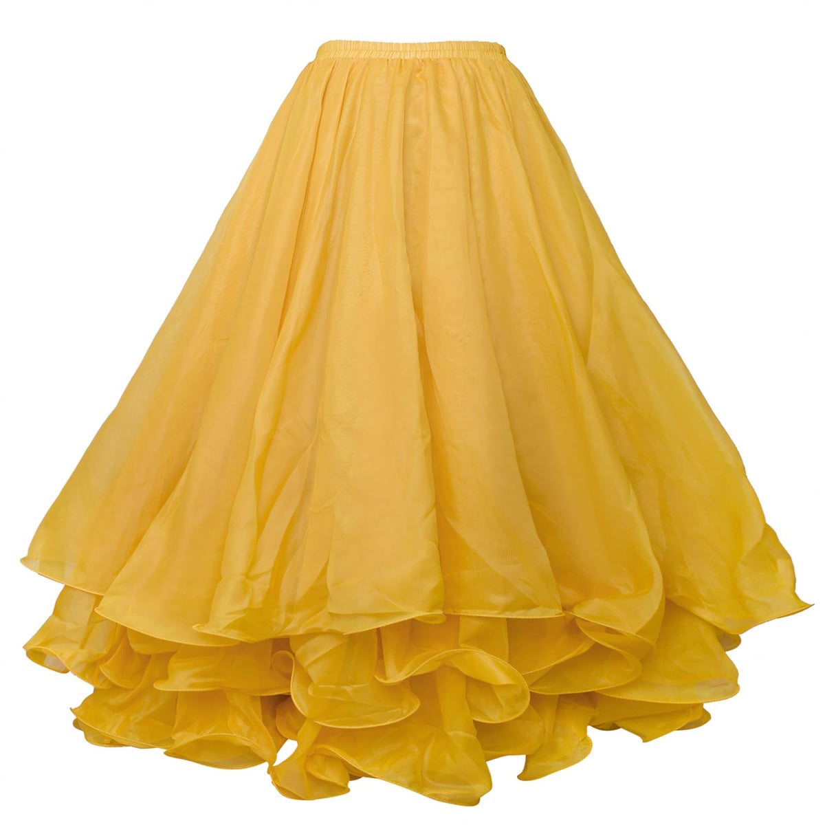 Belly Dance Skirt Halloween Tribal Chiffon Tiered Maxi Full