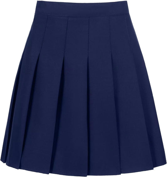 Pleated Skirts for Women High Waisted Tennis Skort JK Style Casual Skirt