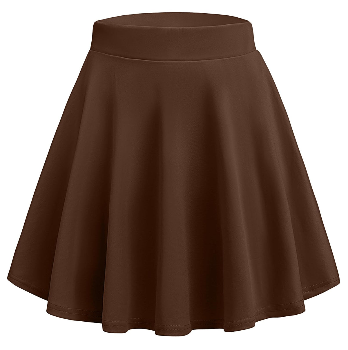 Zeagoo Women's Skirt Basic Mini Skater Skirt 2026 Summer Skirts Stretchable High Waist A-Line Party Club Skirts