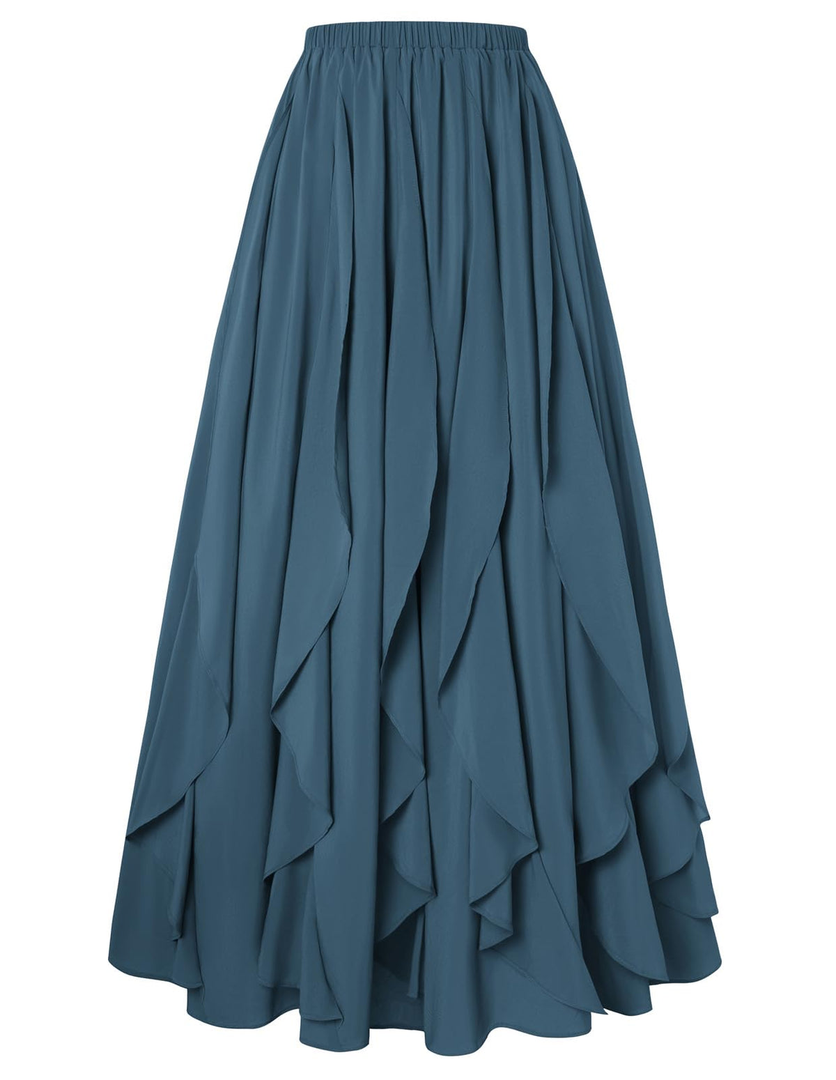 Scarlet Darkness Womens Maxi Skirt Boho Renaissance Long Flowy Skirts