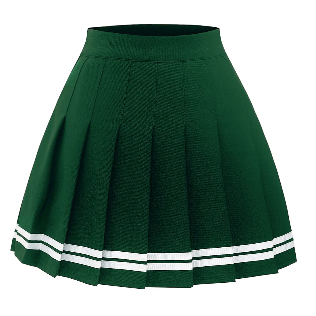 Womens Pleated Skirts High Waist Mini Tennis Skater Skirt