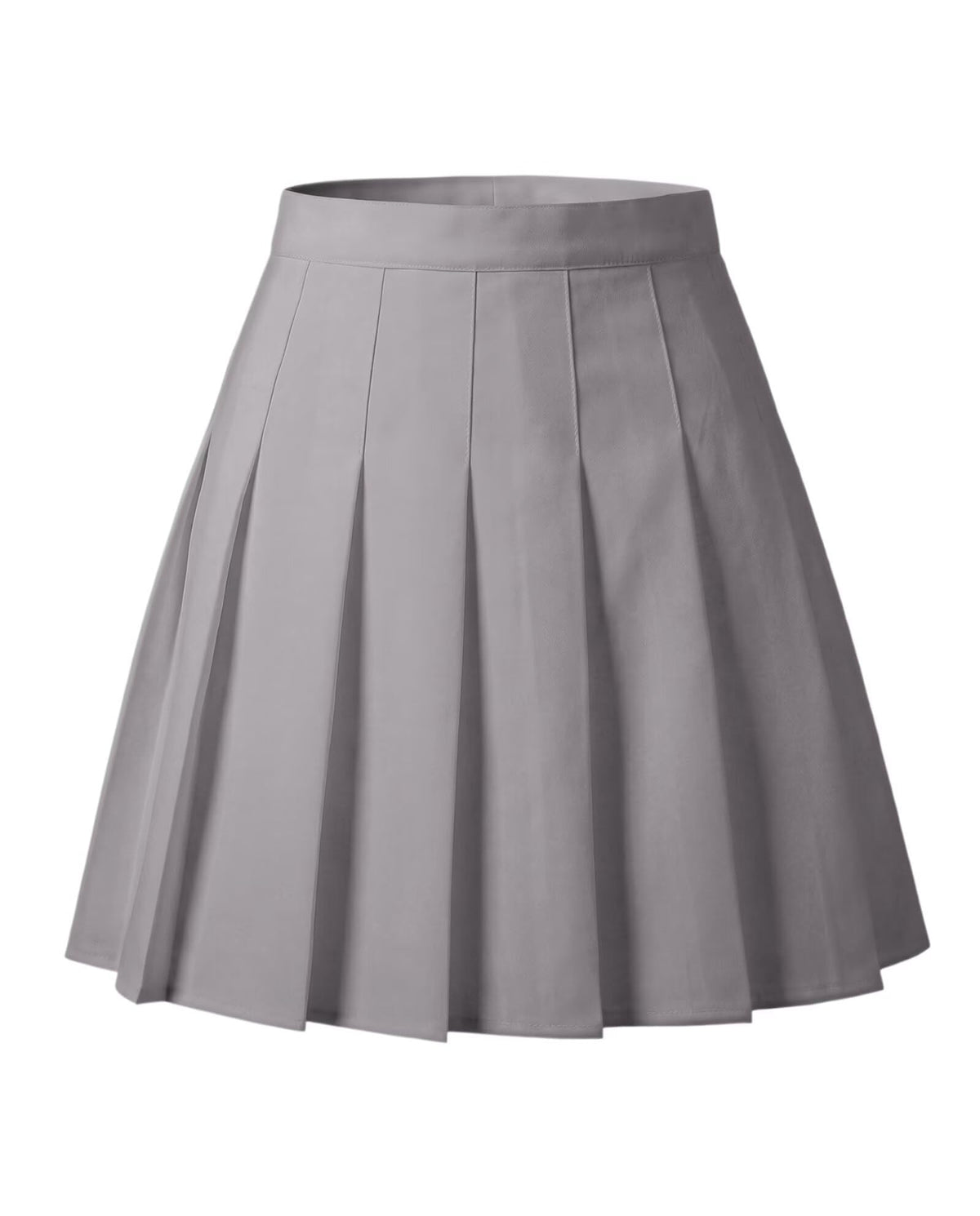 Pleated Skirts for Women High Waisted Tennis Skort Basic Casual Mini Skirt