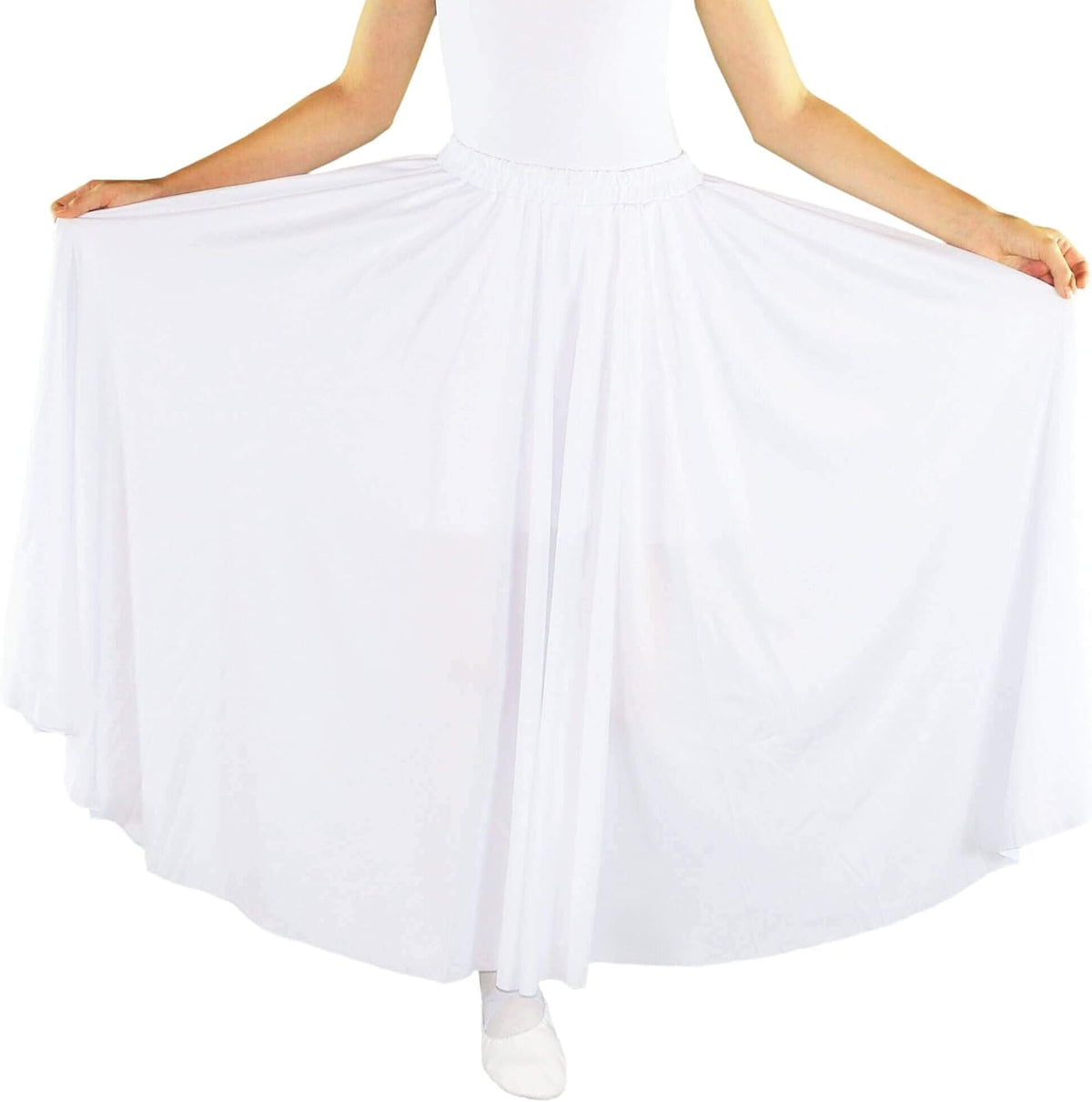Danzcue Girls Long Full Circle Dance Skirt