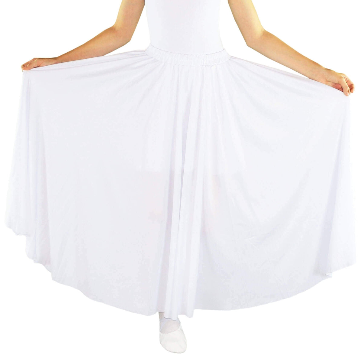 Danzcue Girls Long Full Circle Dance Skirt