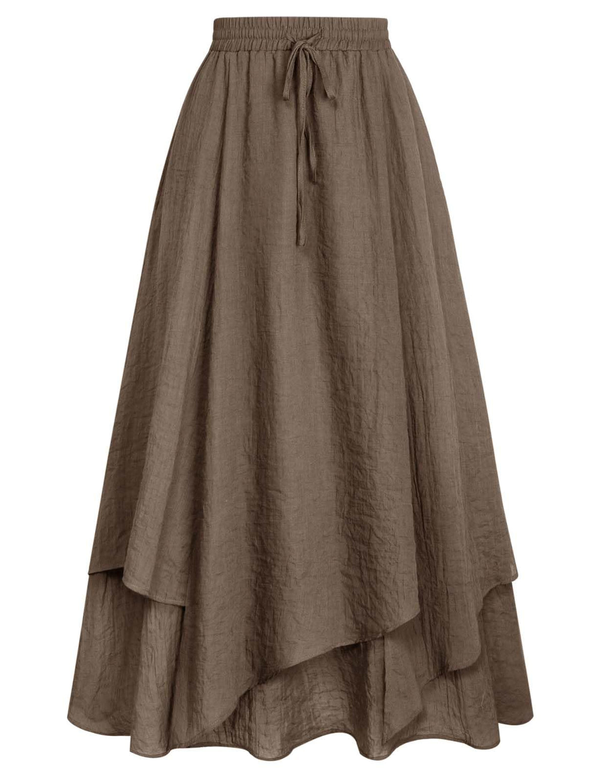 Scarlet Darkness Women Renaissance Long Skirt A Line Layered Maxi Skirts