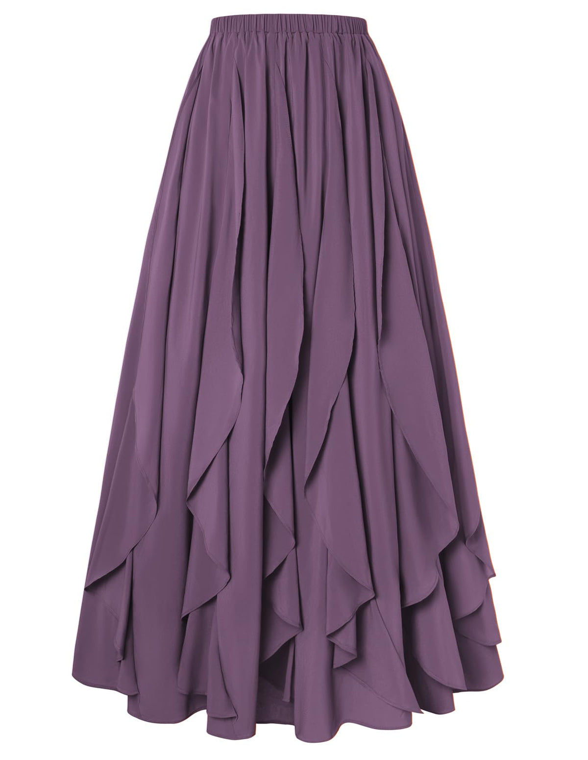 Scarlet Darkness Womens Maxi Skirt Boho Renaissance Long Flowy Skirts