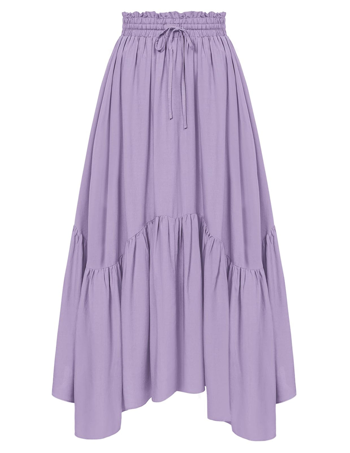 Scarlet Darkness Maxi Skirts for Women Flowy Boho Renaissance Skirt