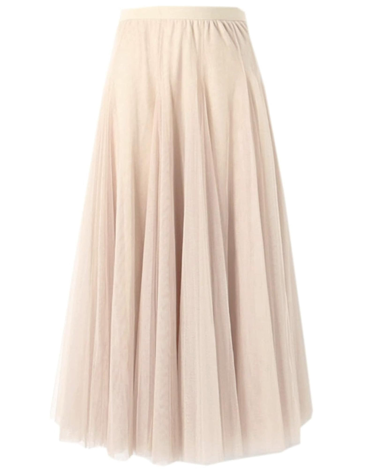 SANGTREE Women's Maxi Tulle Skirts A-Line Layered Long Mesh Flowy Skirt