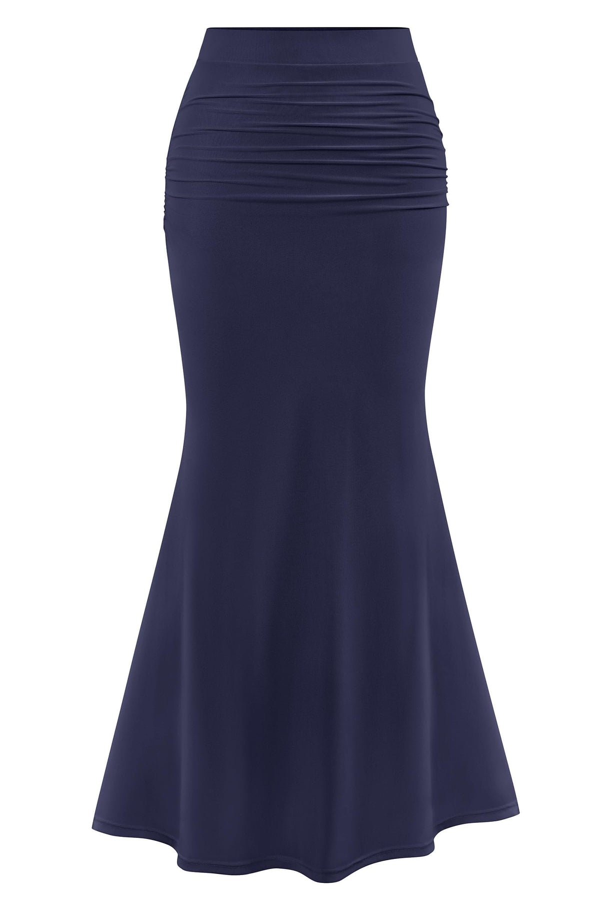 PRETTYGARDEN Maxi Skirts for Women Bodycon Mermaid Mesh Skirt