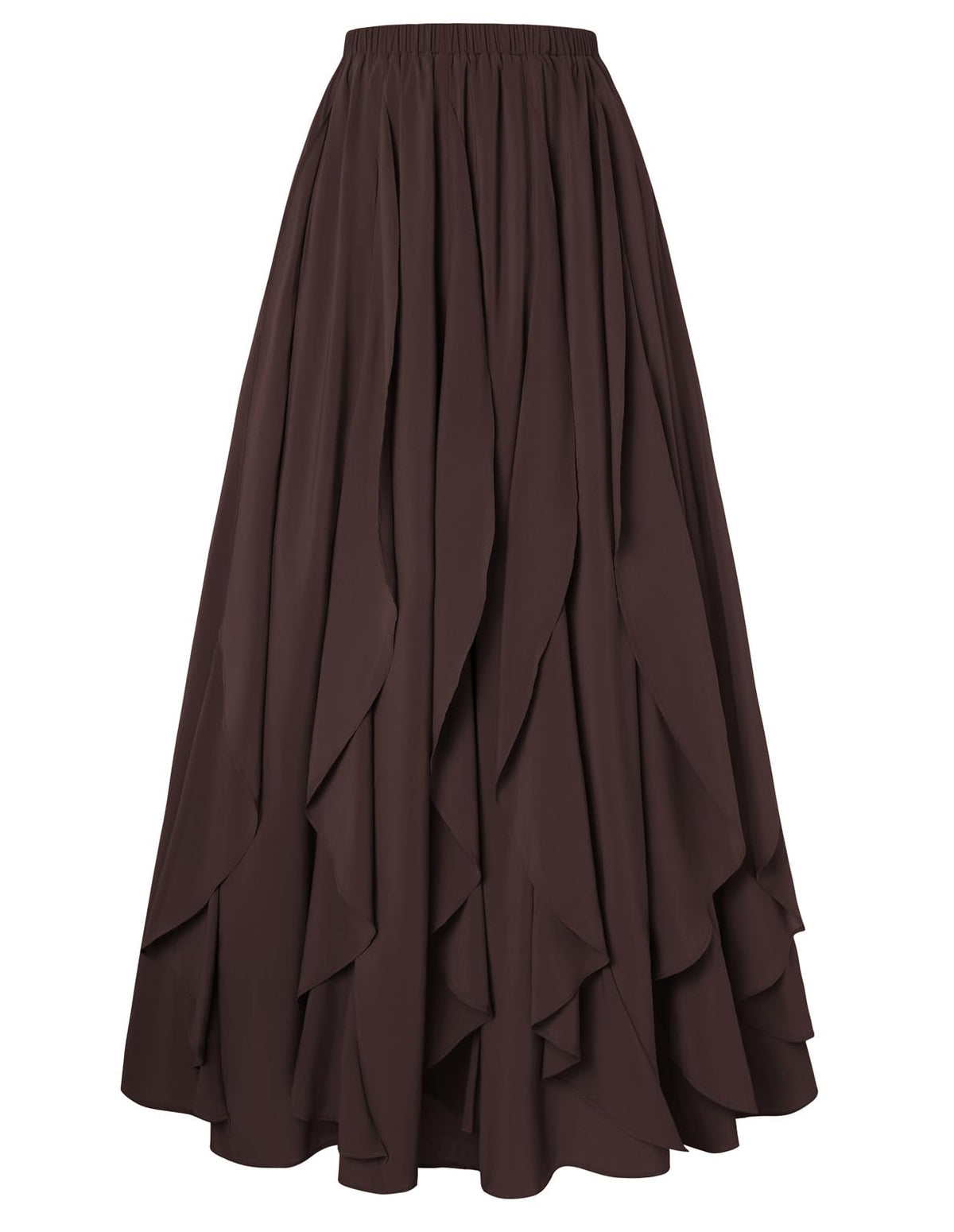 Scarlet Darkness Womens Maxi Skirt Boho Renaissance Long Flowy Skirts