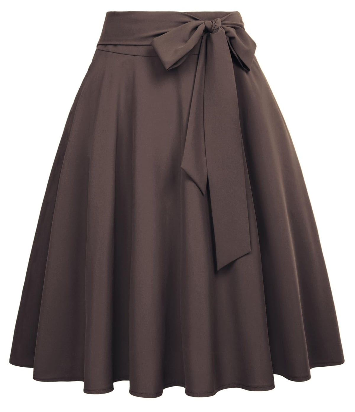 Belle Poque Women High Waisted A Line Skirt with Pockets