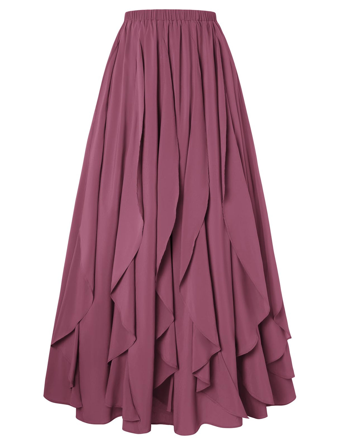 Scarlet Darkness Womens Maxi Skirt Boho Renaissance Long Flowy Skirts