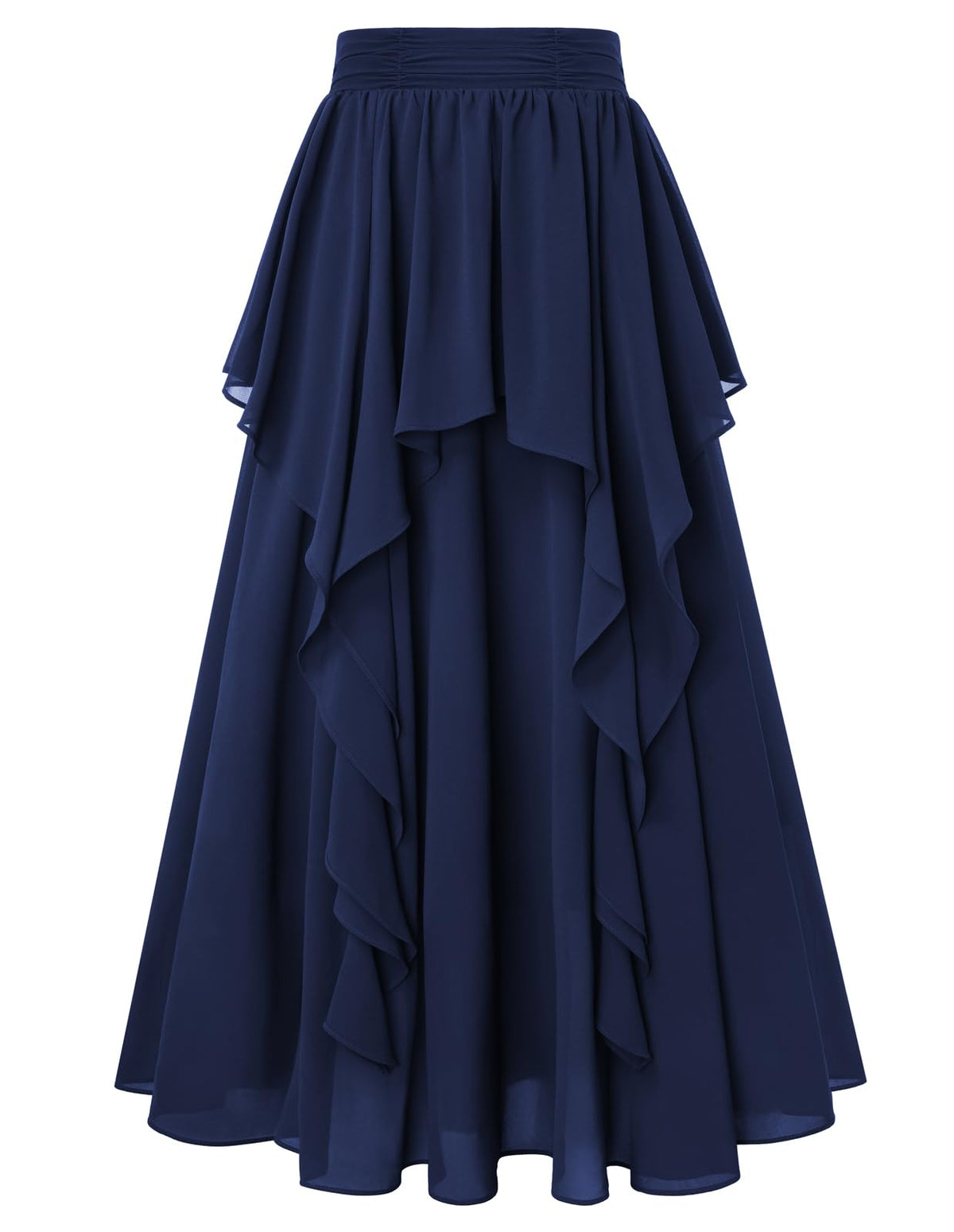 Scarlet Darkness Maxi Skirts for Women Renaissance High Waist Long Skirt