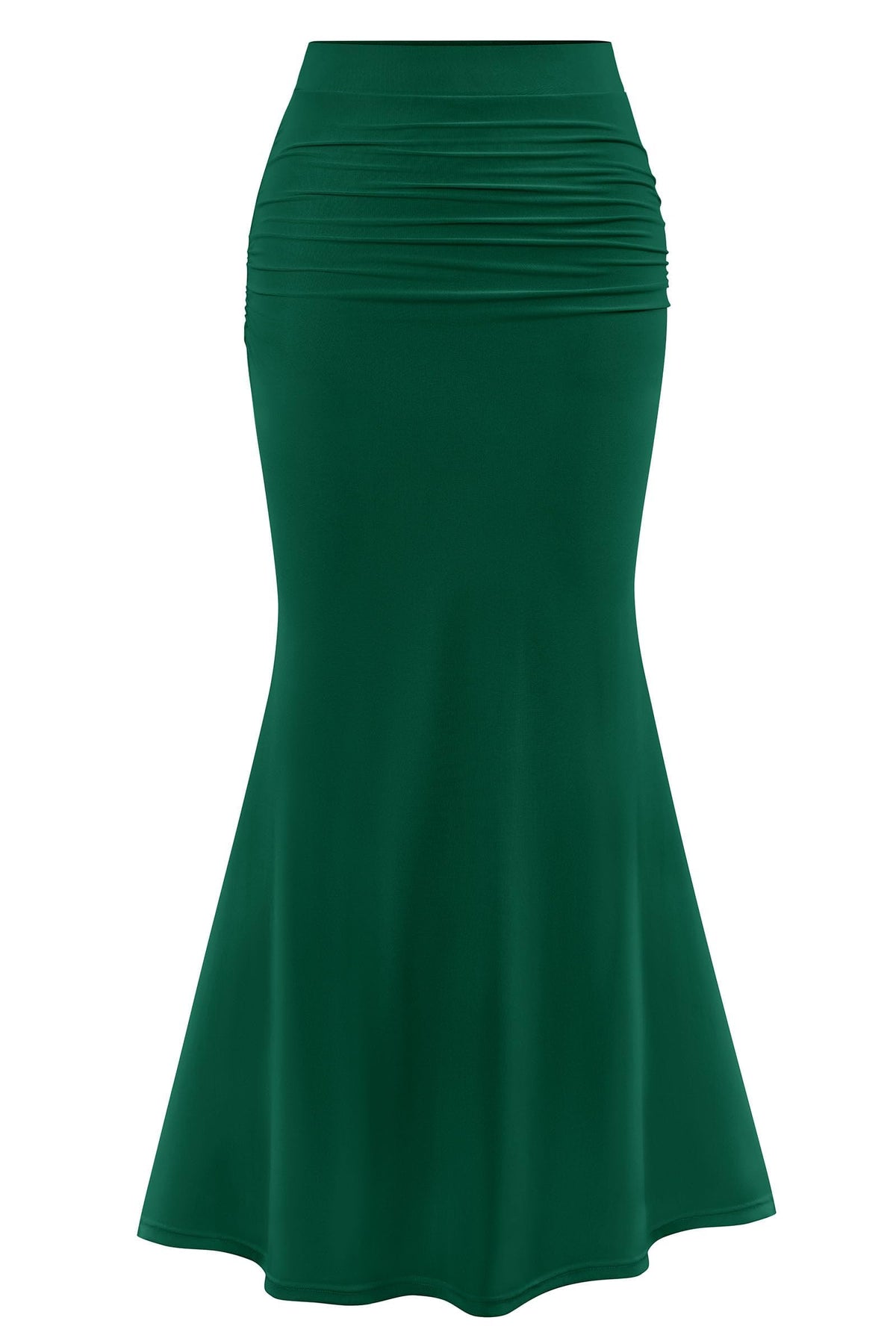 PRETTYGARDEN Maxi Skirts for Women Bodycon Mermaid Mesh Skirt