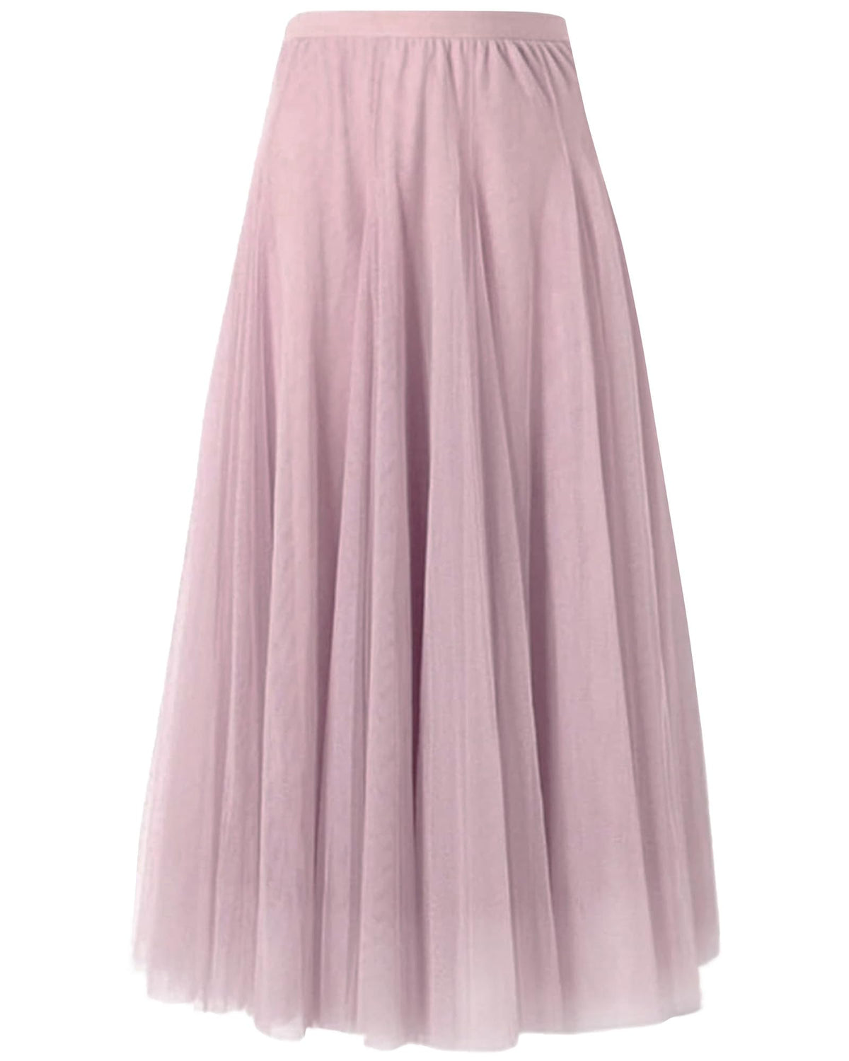 SANGTREE Women's Maxi Tulle Skirts A-Line Layered Long Mesh Flowy Skirt