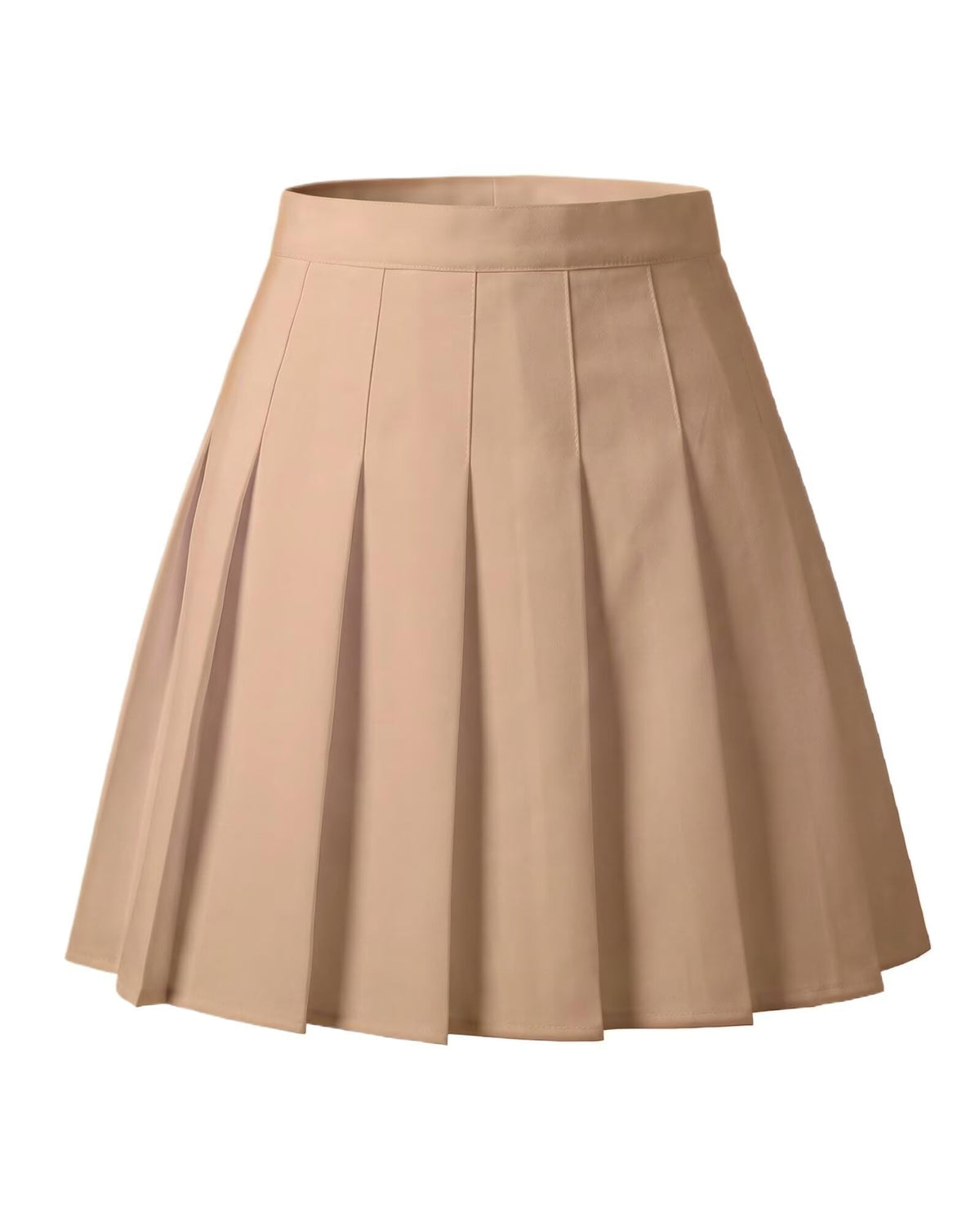 Pleated Skirts for Women High Waisted Tennis Skort Basic Casual Mini Skirt
