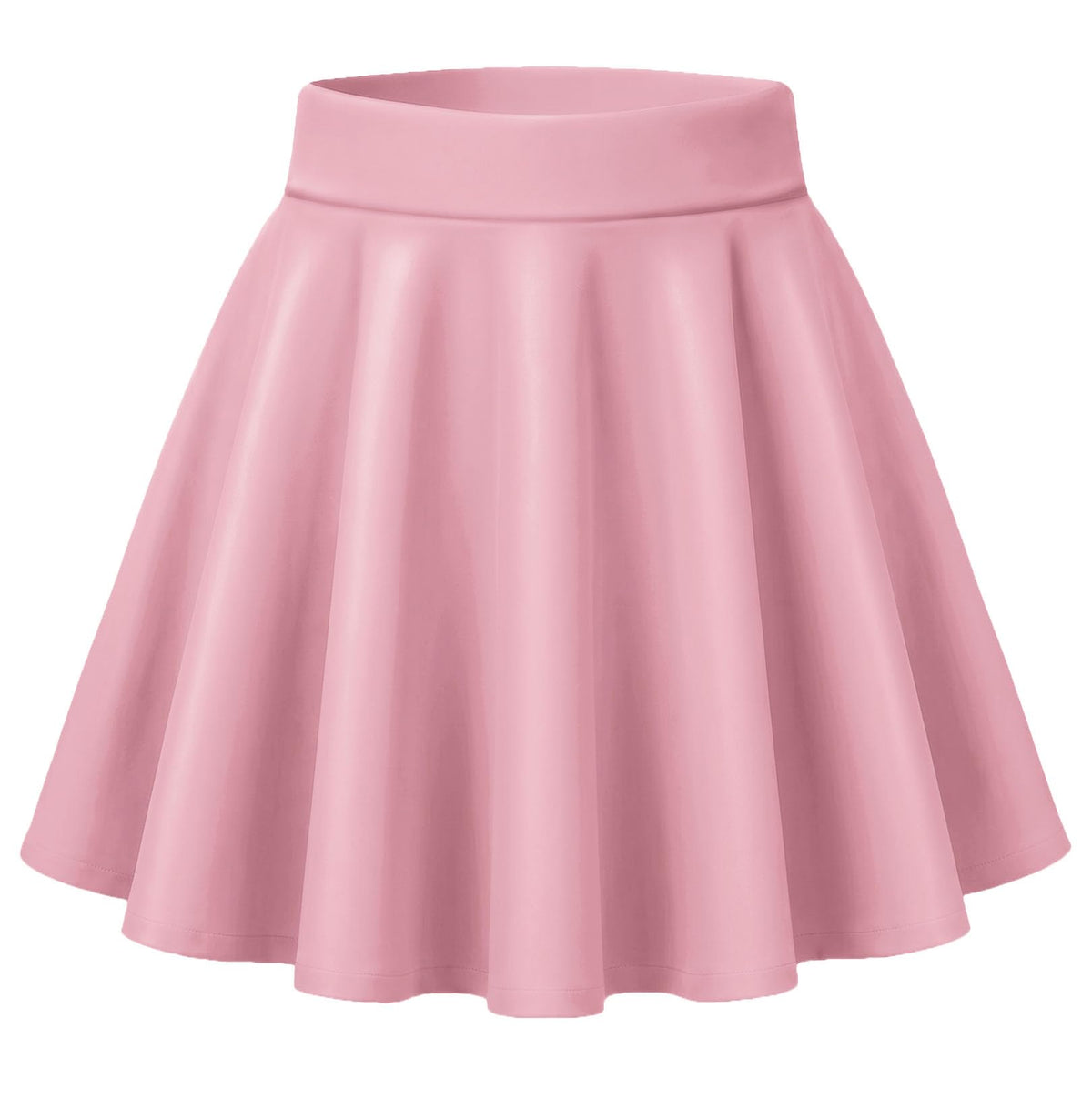Zeagoo Women's Skirt Basic Mini Skater Skirt 2026 Summer Skirts Stretchable High Waist A-Line Party Club Skirts