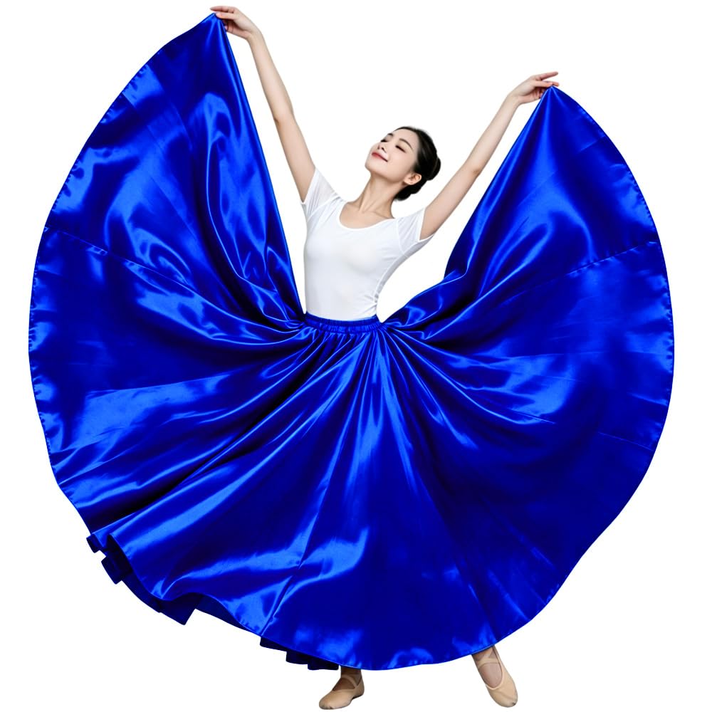 Ladies 20 Yard Satin Long Full Skirt