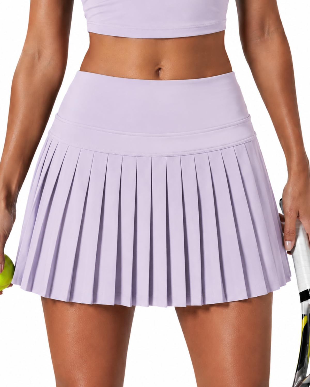 Pleated Tennis Skirt for Women Athletic Golf Skorts with Pockets Shorts