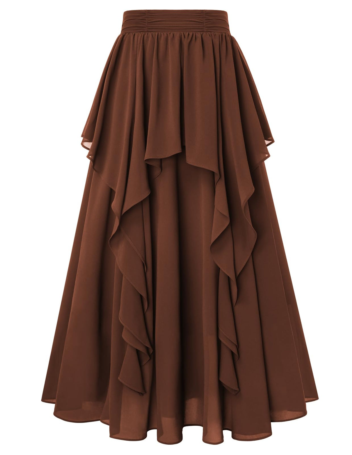 Scarlet Darkness Maxi Skirts for Women Renaissance High Waist Long Skirt