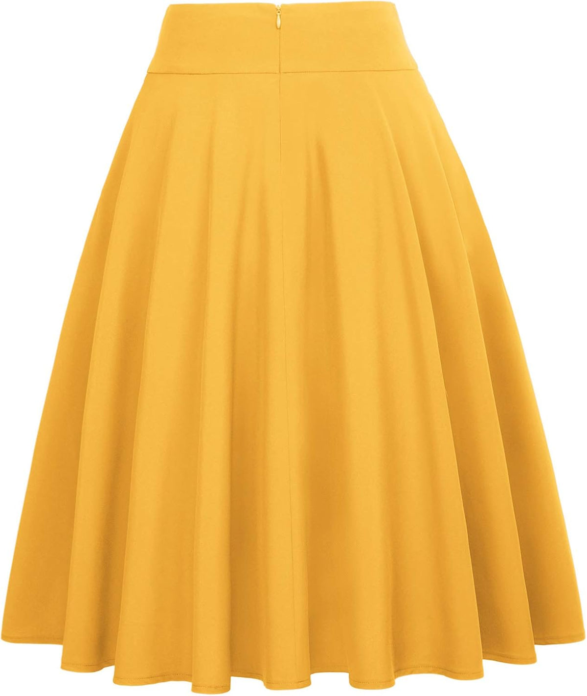 Belle Poque Women High Waisted A Line Skirt with Pockets