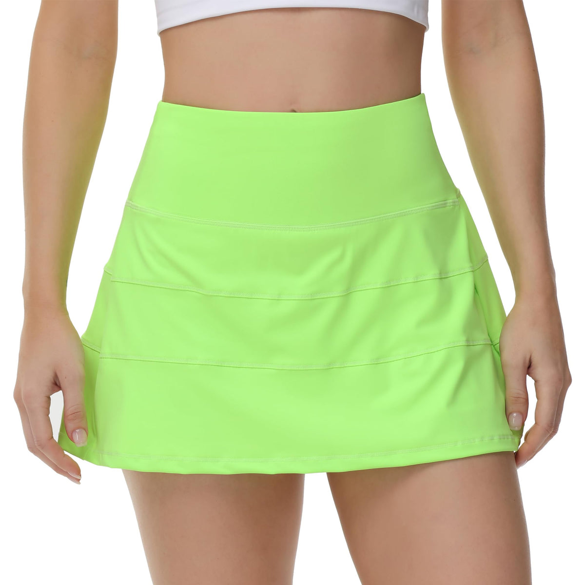 MCEDAR Pleated Tennis Skirt for Women with Pockets Women's High Waisted Athletic Golf Skorts Skirts Running Workout Shorts