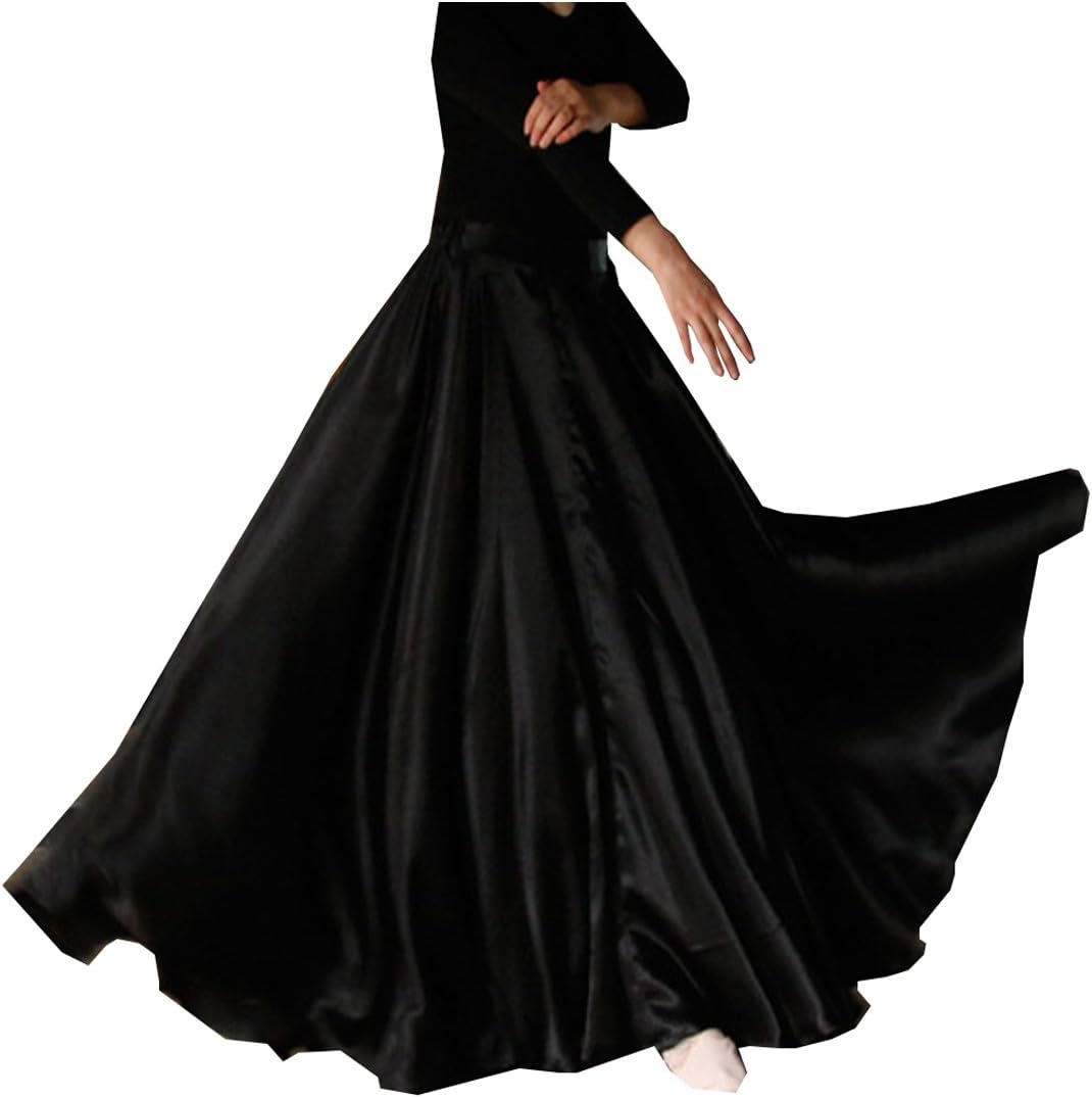 Ladies 20 Yard Satin Long Full Skirt