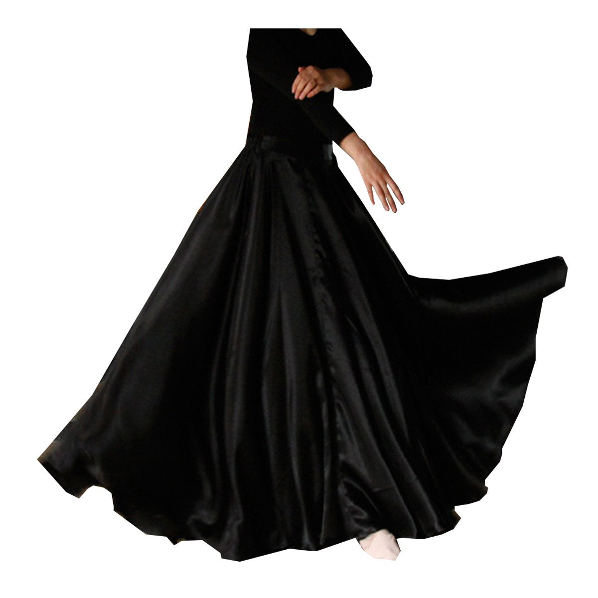 Ladies 20 Yard Satin Long Full Skirt