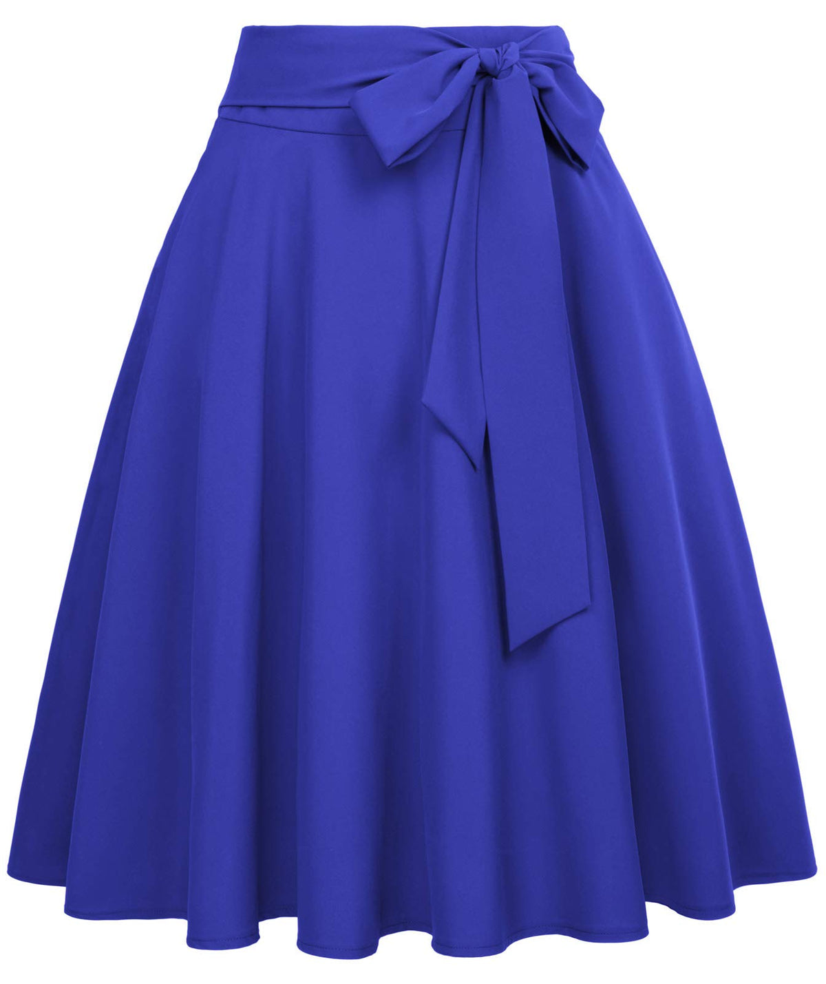 Belle Poque Women High Waisted A Line Skirt with Pockets