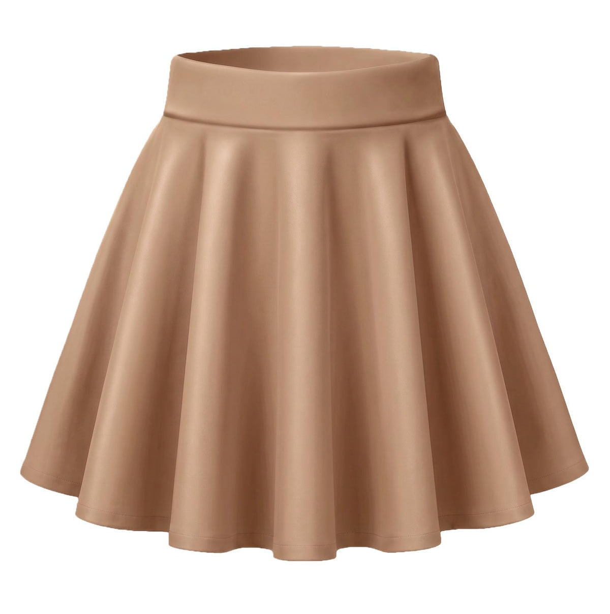 Zeagoo Women's Skirt Basic Mini Skater Skirt 2026 Summer Skirts Stretchable High Waist A-Line Party Club Skirts