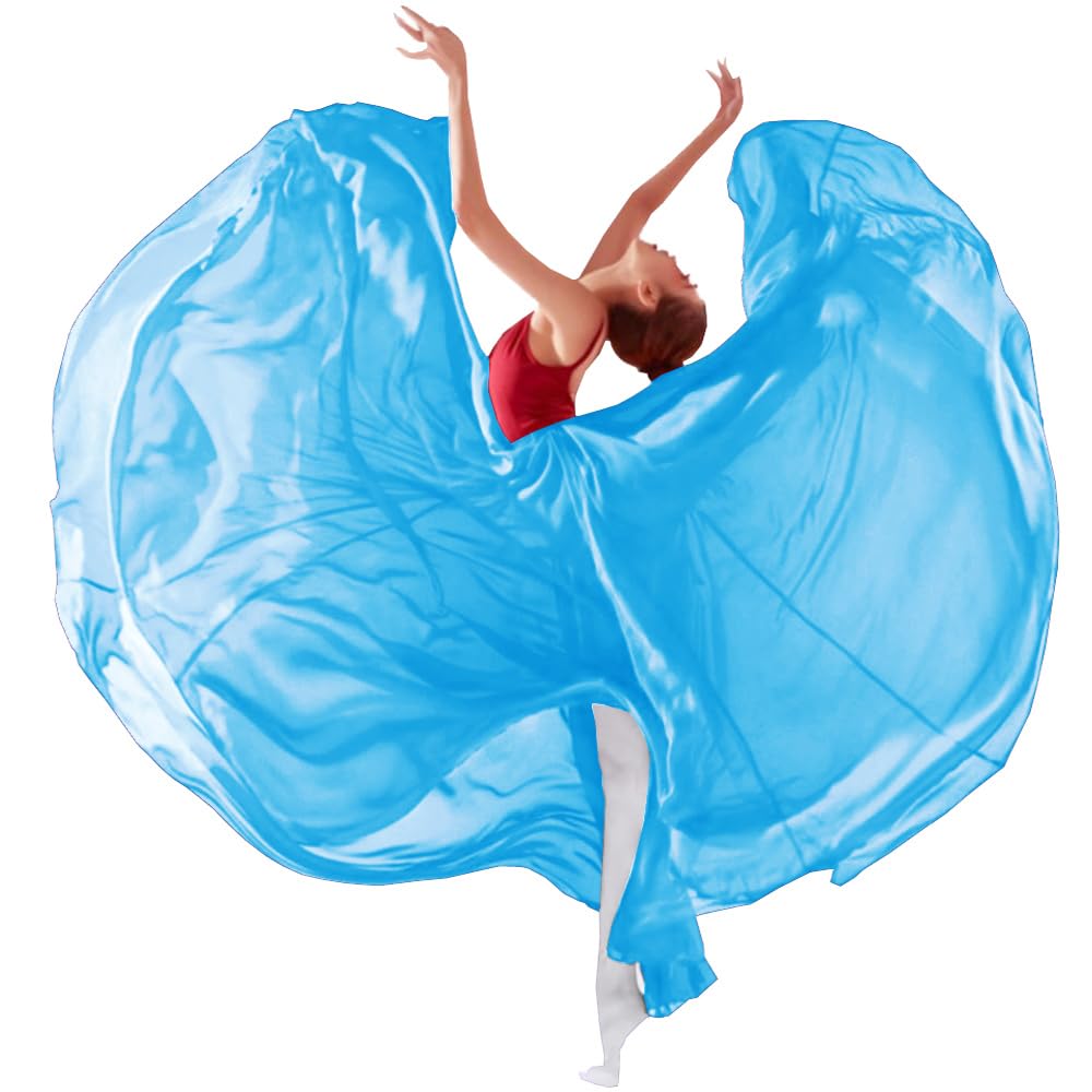 13-14 Years Girls 720 Sheer Chiffon 30" Long Ballet Skirt Maxi Skirt for Ballerinas Photography