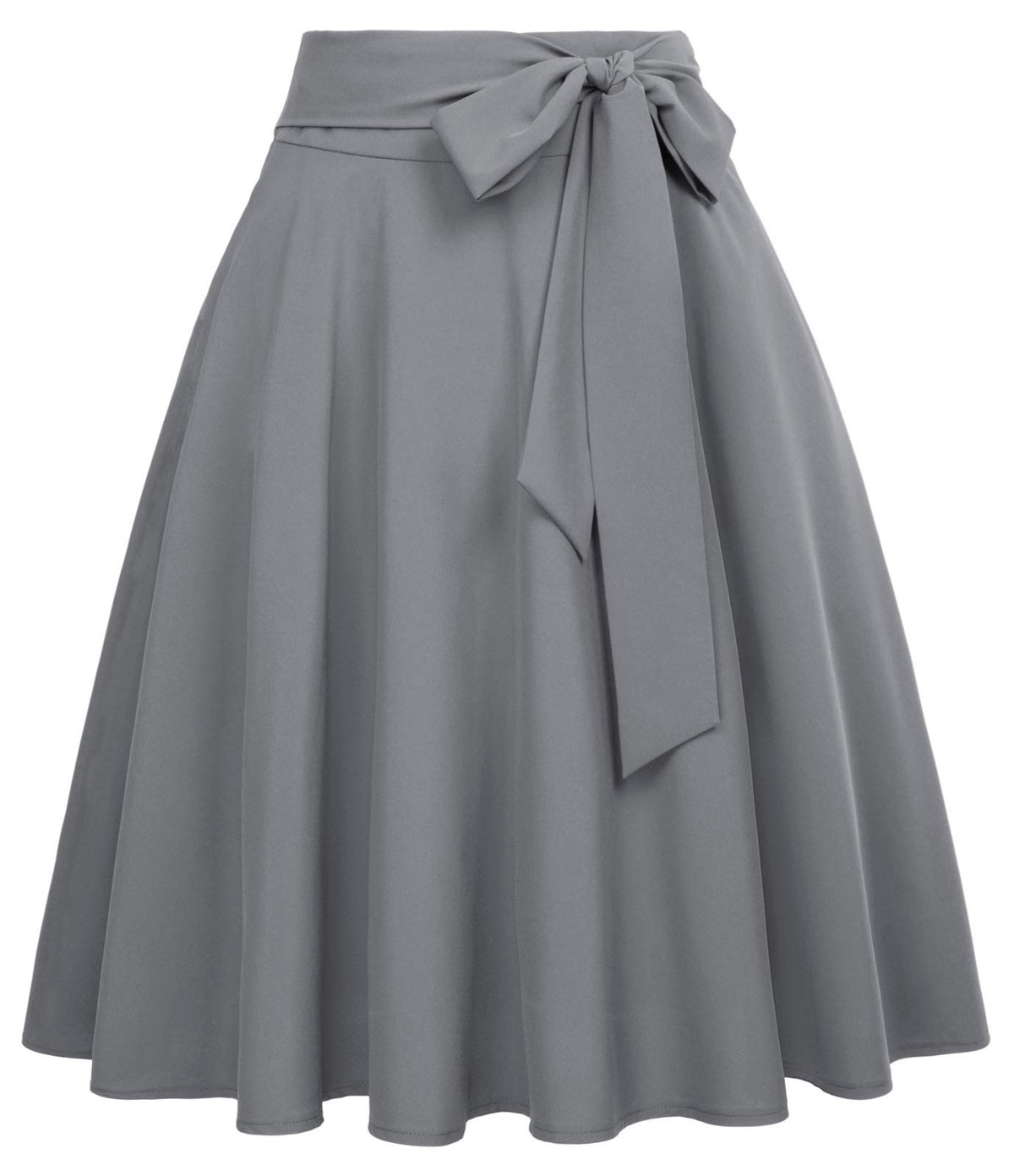 Belle Poque Women High Waisted A Line Skirt with Pockets
