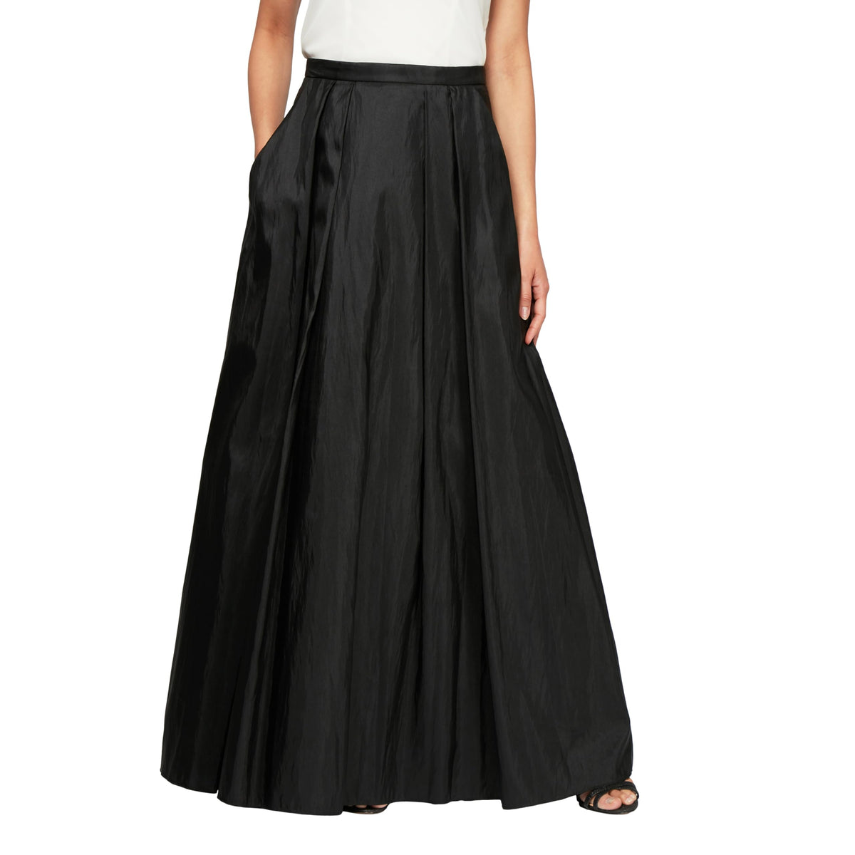 Alex Evenings Women's Full Length Formal Maxi Skirt, Perfect for Special Evening to Party Guest (Petite and Regular Sizes)