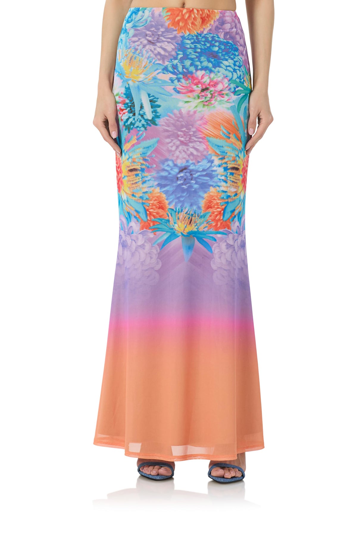 AFRM Women's Tegan High Waist Maxi Skirt