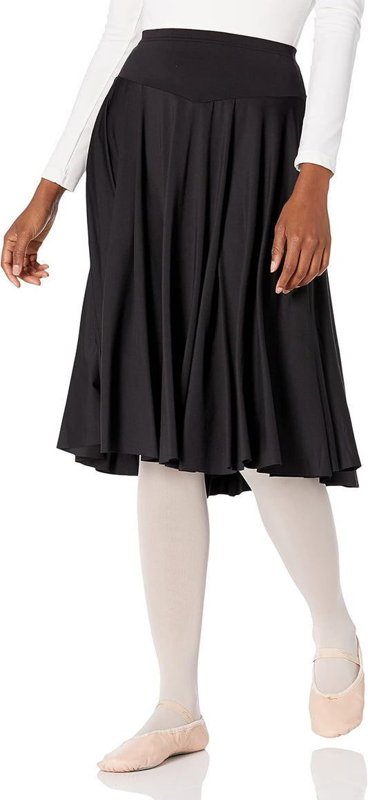 Mirella Women's Knee Length Circle Dance Skirt