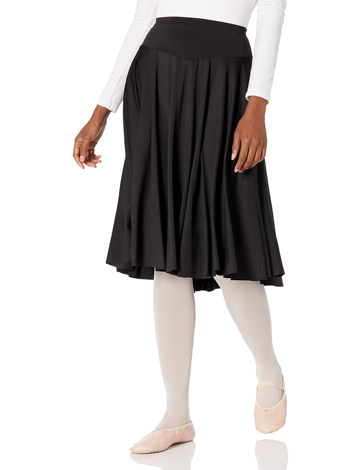 Mirella Women's Knee Length Circle Dance Skirt