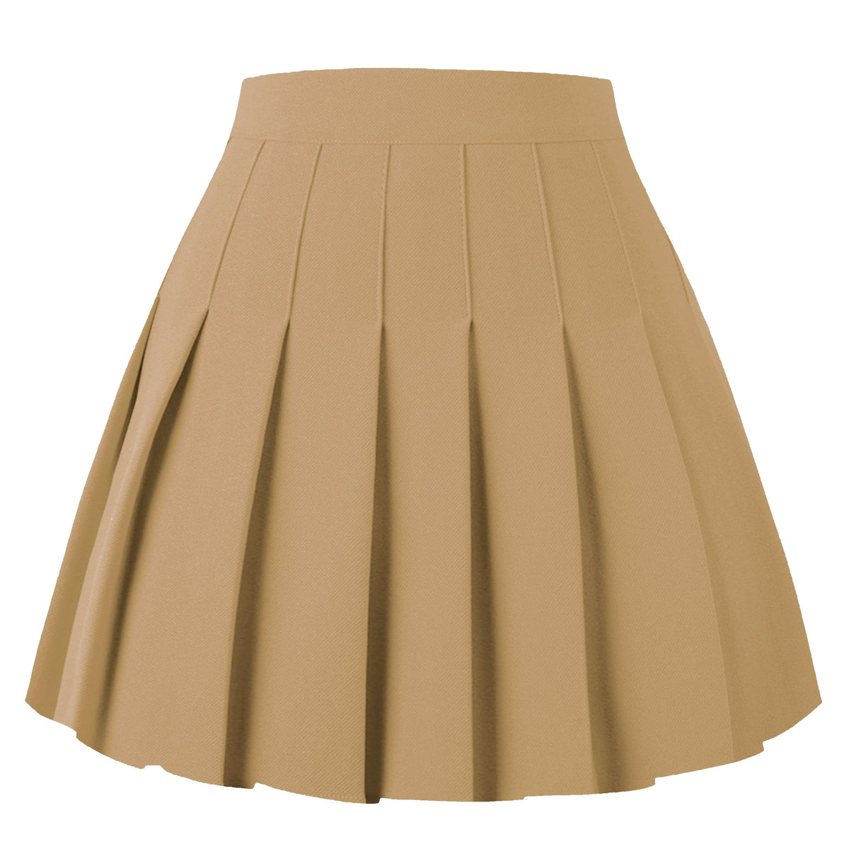 Girstunm Pleated Basic School Uniform Cheerleader Skirts