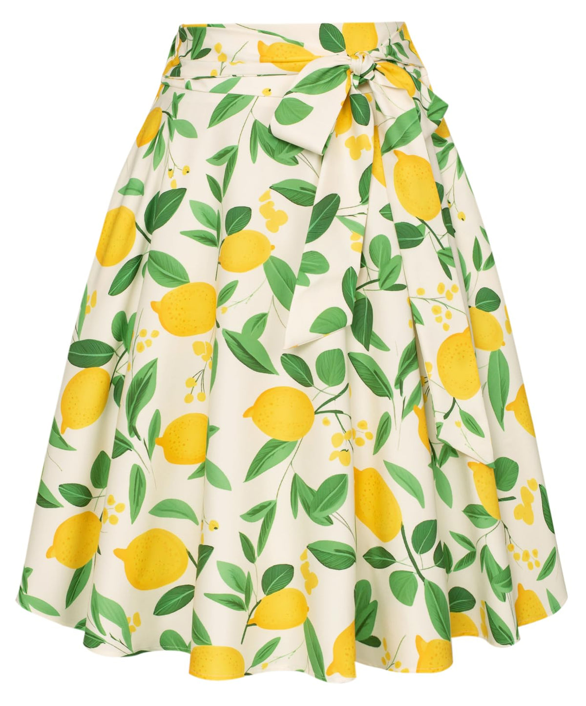 Belle Poque Women High Waisted A Line Skirt with Pockets