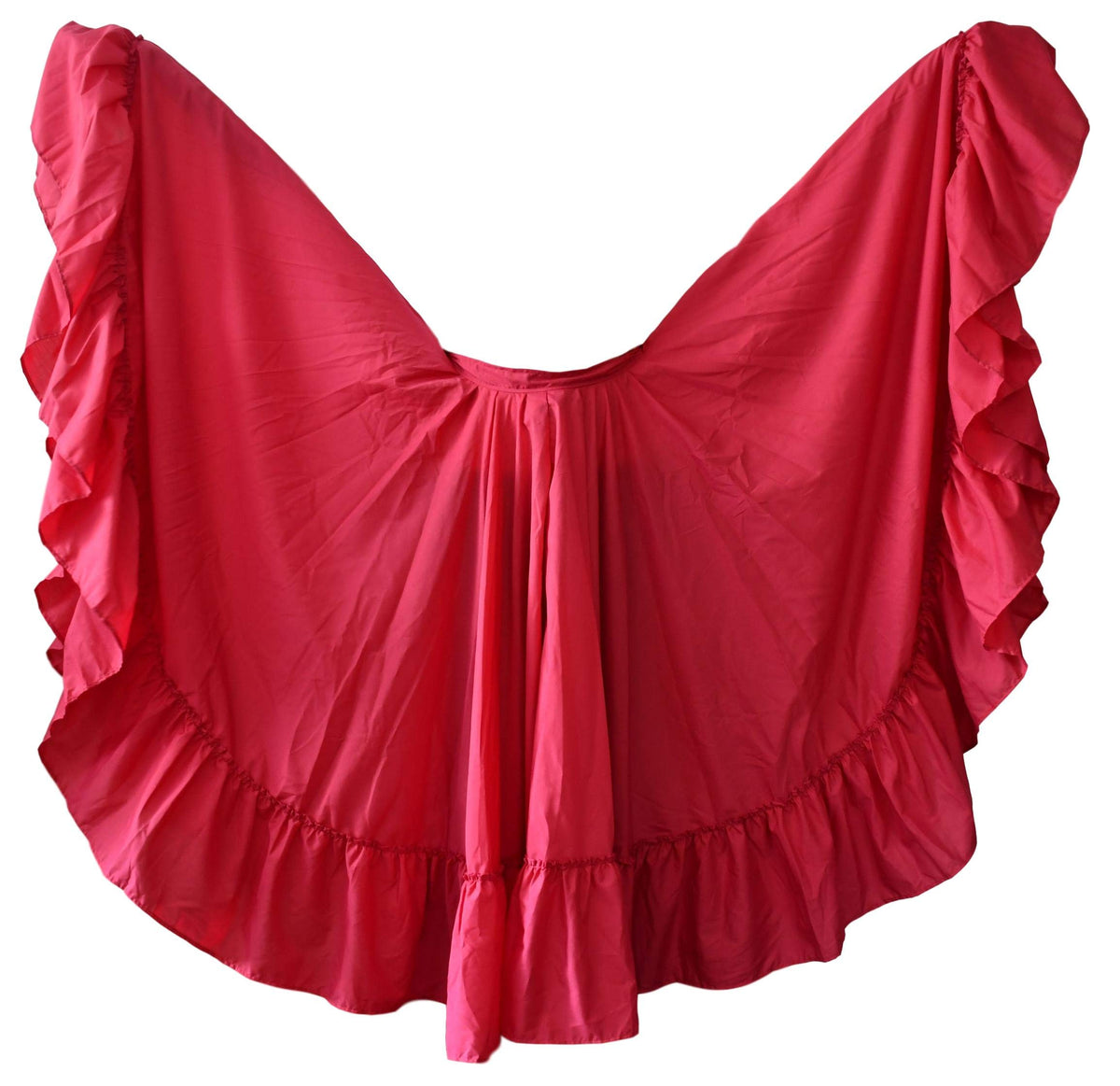 OD Professional Dance Skirt for Folkloric Mexican or Flamenco Dancing Double Circle (Doble Vuelo)
