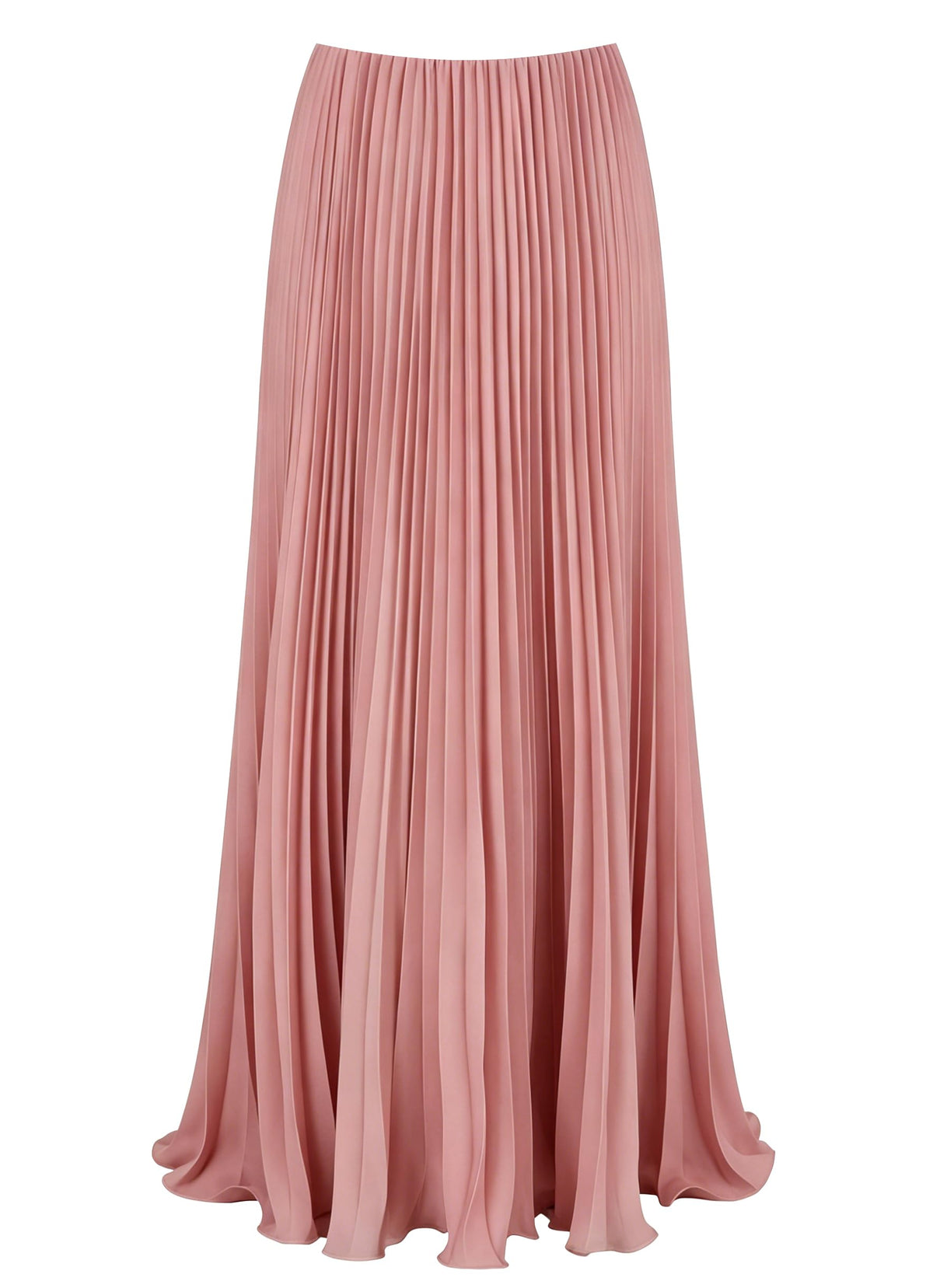 Women's Pleated Maxi Skirt High Waisted A-Line Swing Long Skirts