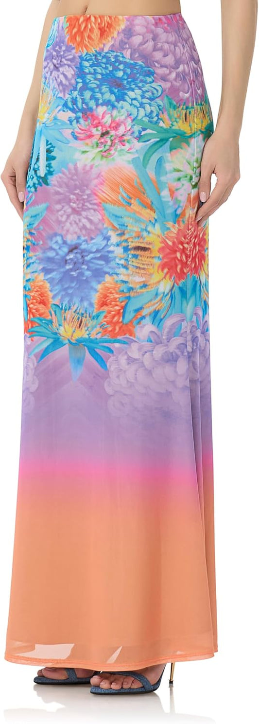 AFRM Women's Tegan High Waist Maxi Skirt