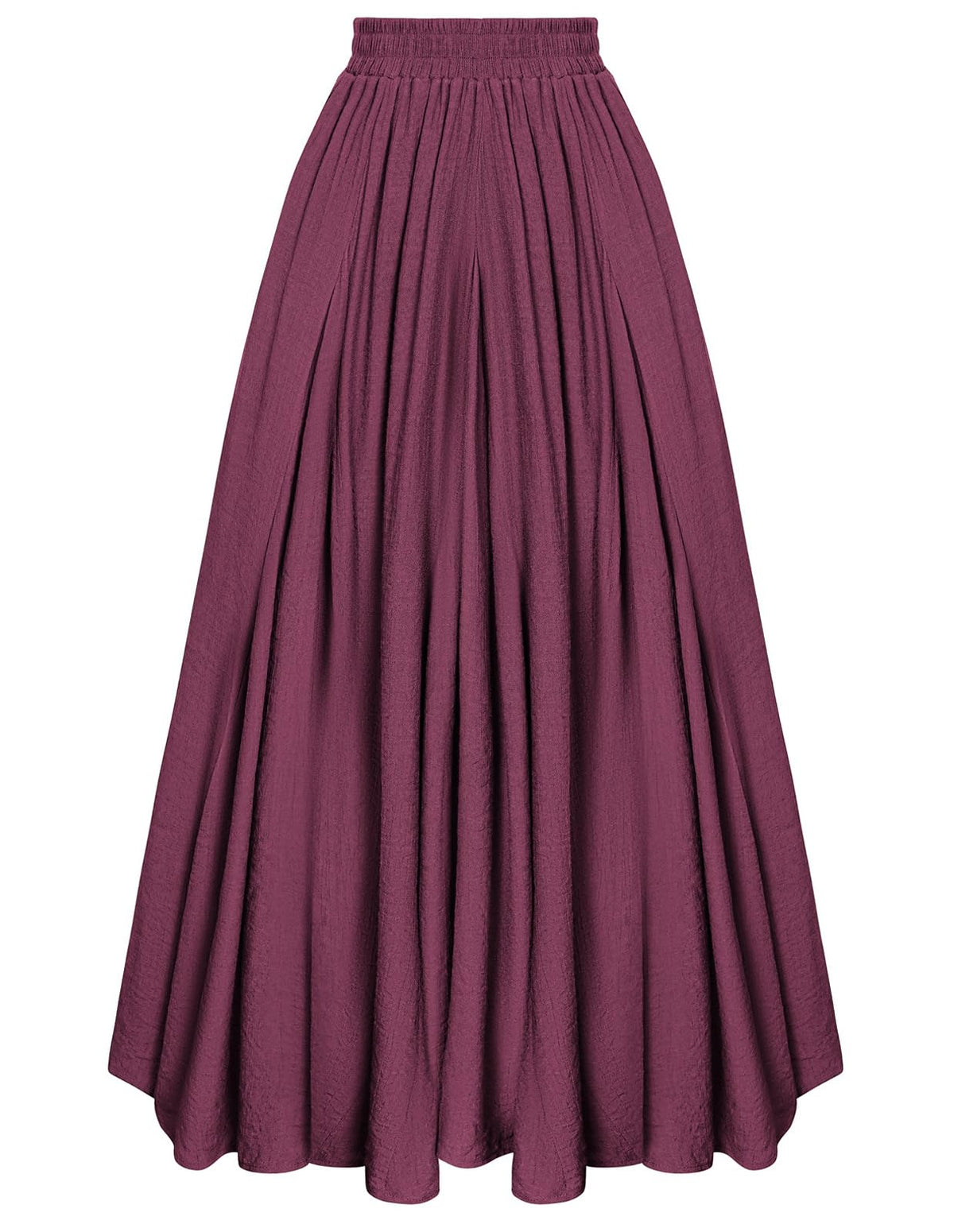 Scarlet Darkness Maxi Skirts for Women Long Flowy Boho Renaissance Skirt