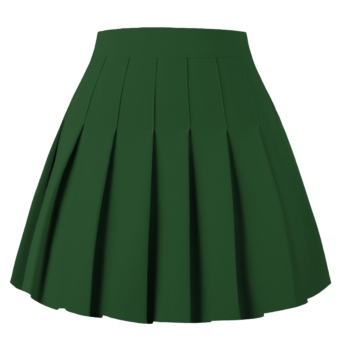 Girstunm Pleated Basic School Uniform Cheerleader Skirts