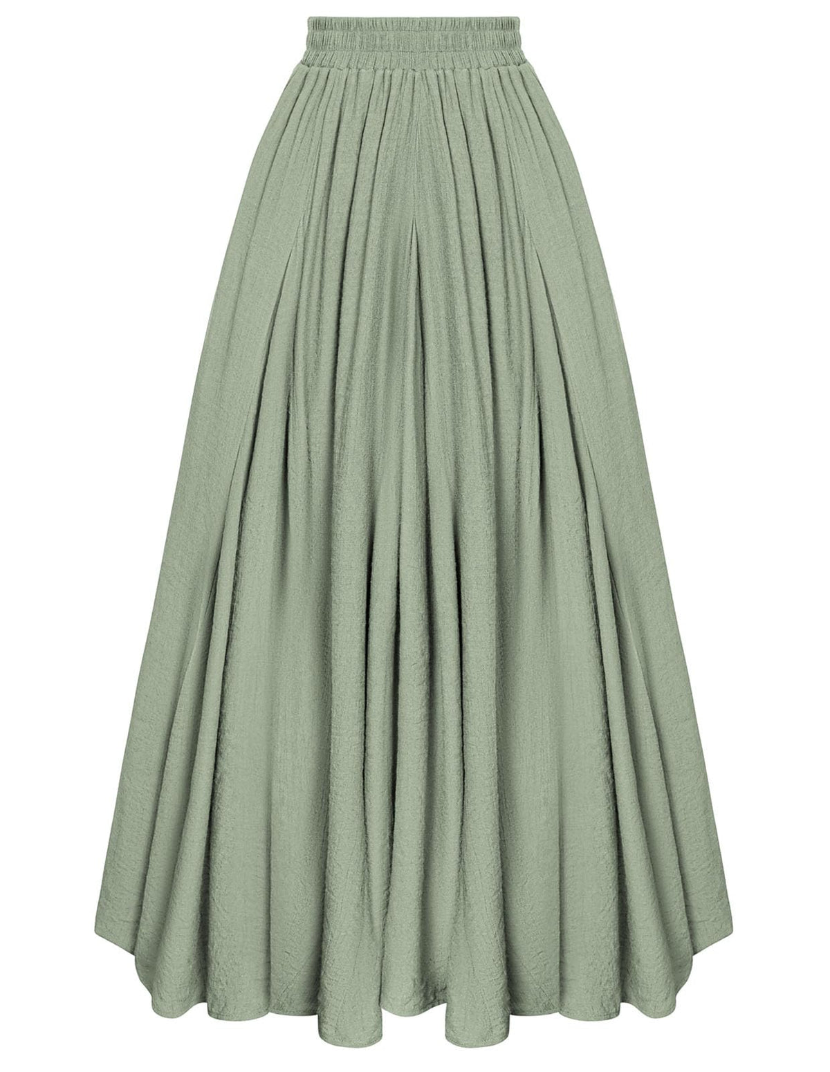 Scarlet Darkness Maxi Skirts for Women Long Flowy Boho Renaissance Skirt