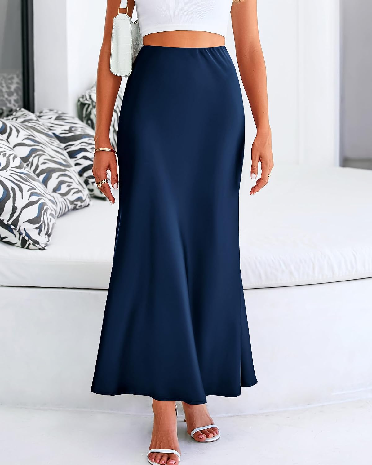 BTFBM Maxi Skirts for Women Business Casual