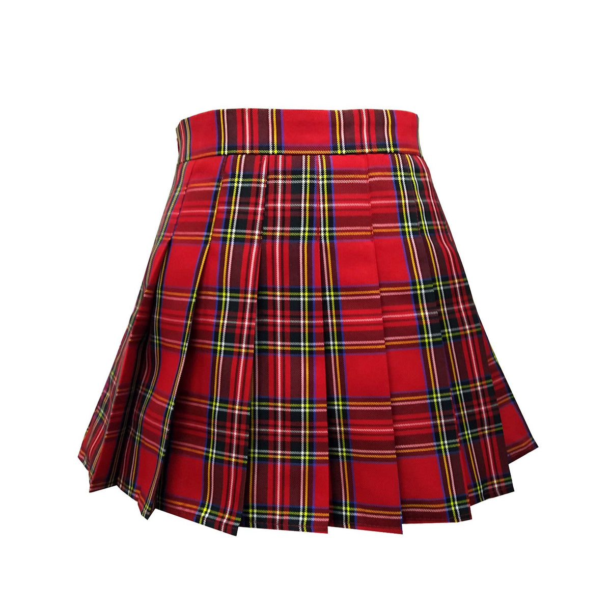 TONCHENGSD Women's High Waist Pleated Mini Skirt Skater Tennis Skirt