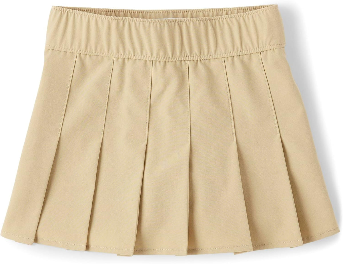 The Children's Place Girls' Uniform Performance Pleated Skorts