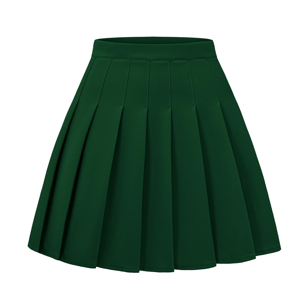 DRESS NICES Women Pleated Skirt A-Line Short Mini Basic Skirt School Uniform Cheerleader Skirts Skater Skirt